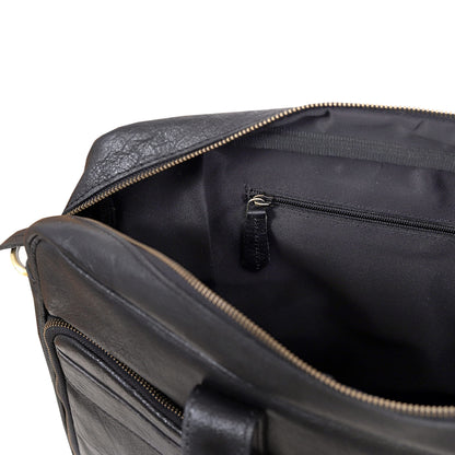 Leather Laptop Messenger Briefcase Bag