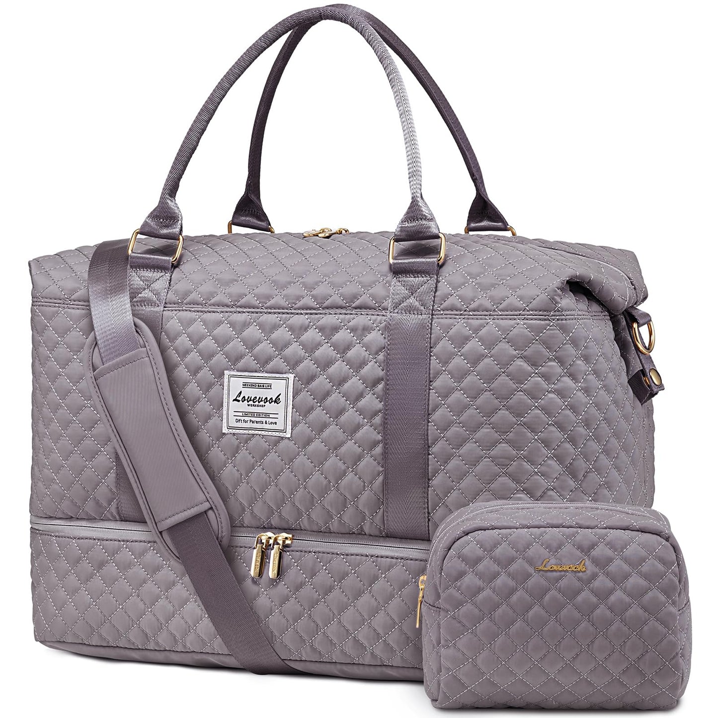 Weekender Travel Bag With Shoe & Wet Pocket