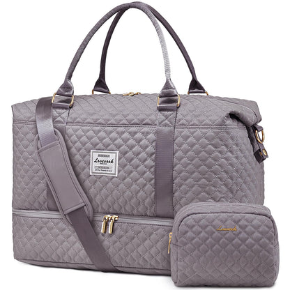 Weekender Travel Bag With Shoe & Wet Pocket