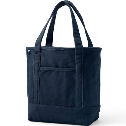 Open Top Canvas Tote Bag
