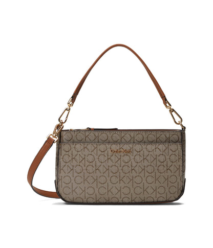 Triple Compartment Shoulder Bag