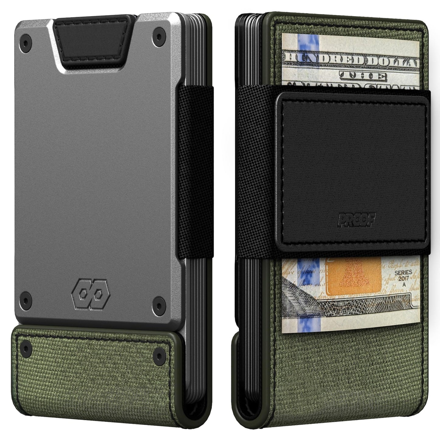 Slim RFID Leather Wallet With Card Pull Strap