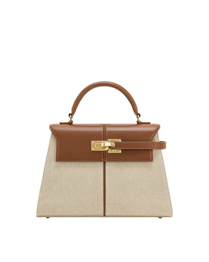 Elegant Top Handle Structured Handbag