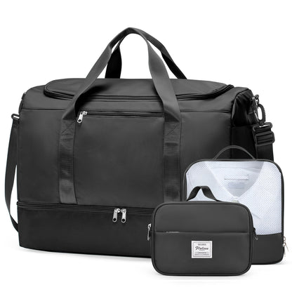 Large Weekender Travel Bag With Shoe Compartment