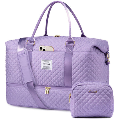 Weekender Travel Bag With Shoe & Wet Pocket