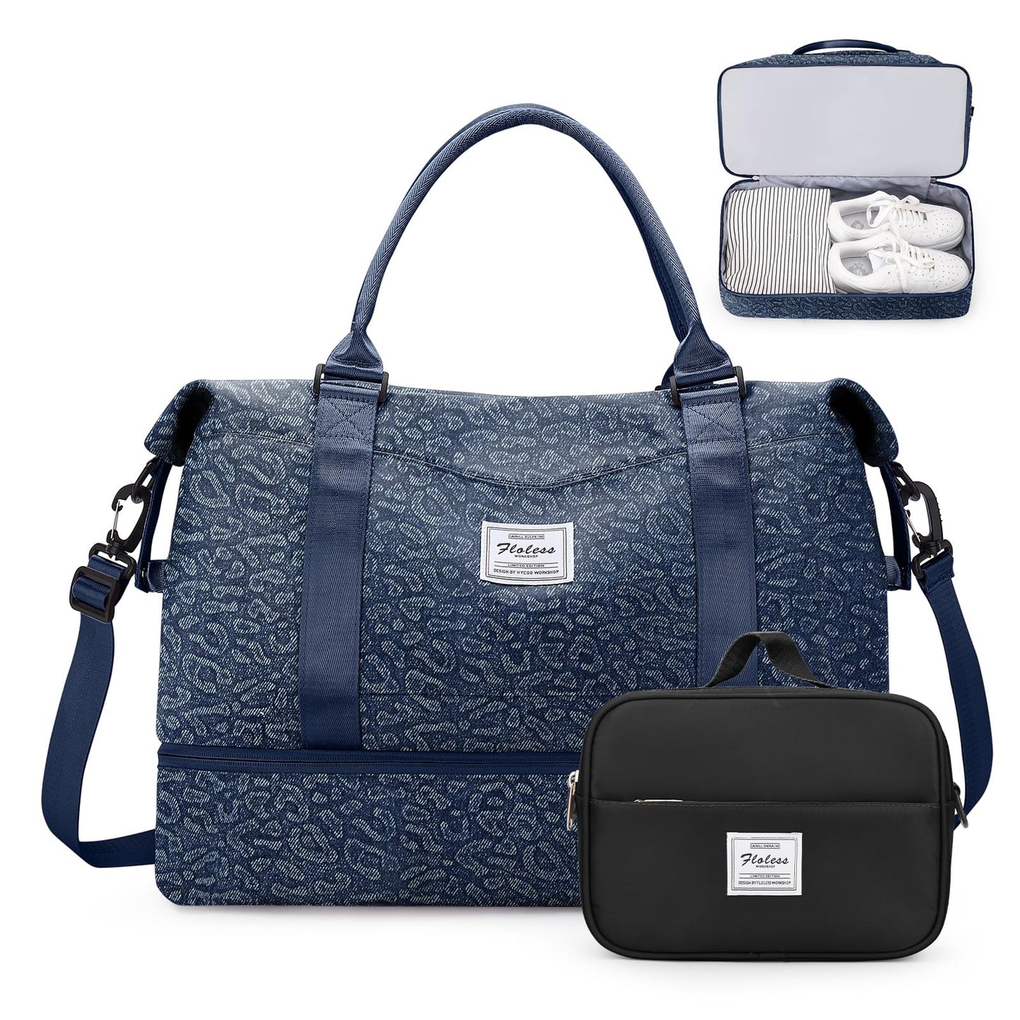 Weekender Travel Bag With Shoe Compartment