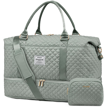 Weekender Travel Bag With Shoe & Wet Pocket