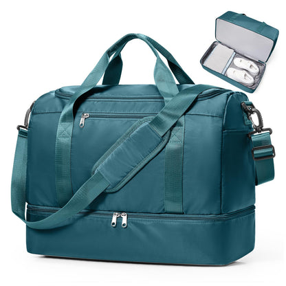 Large Weekender Travel Bag With Shoe Compartment