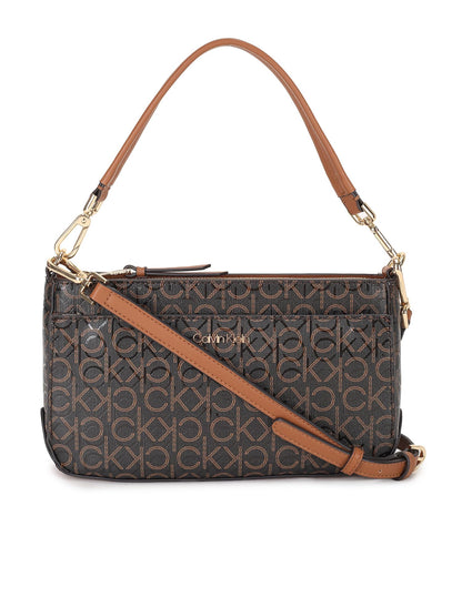 Triple Compartment Shoulder Bag