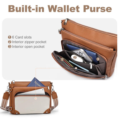 Anti-Theft RFID Crossbody Shoulder Bag