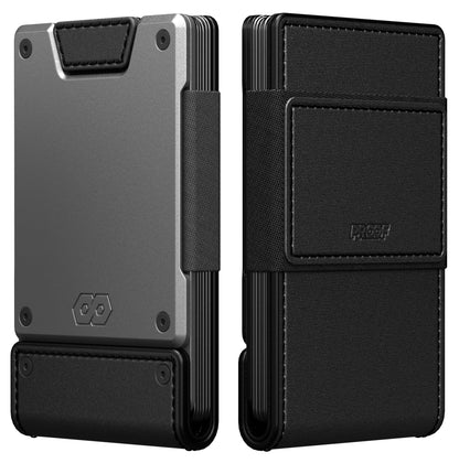 Slim RFID Leather Wallet With Card Pull Strap