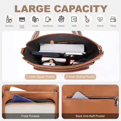 Anti-Theft RFID Crossbody Shoulder Bag