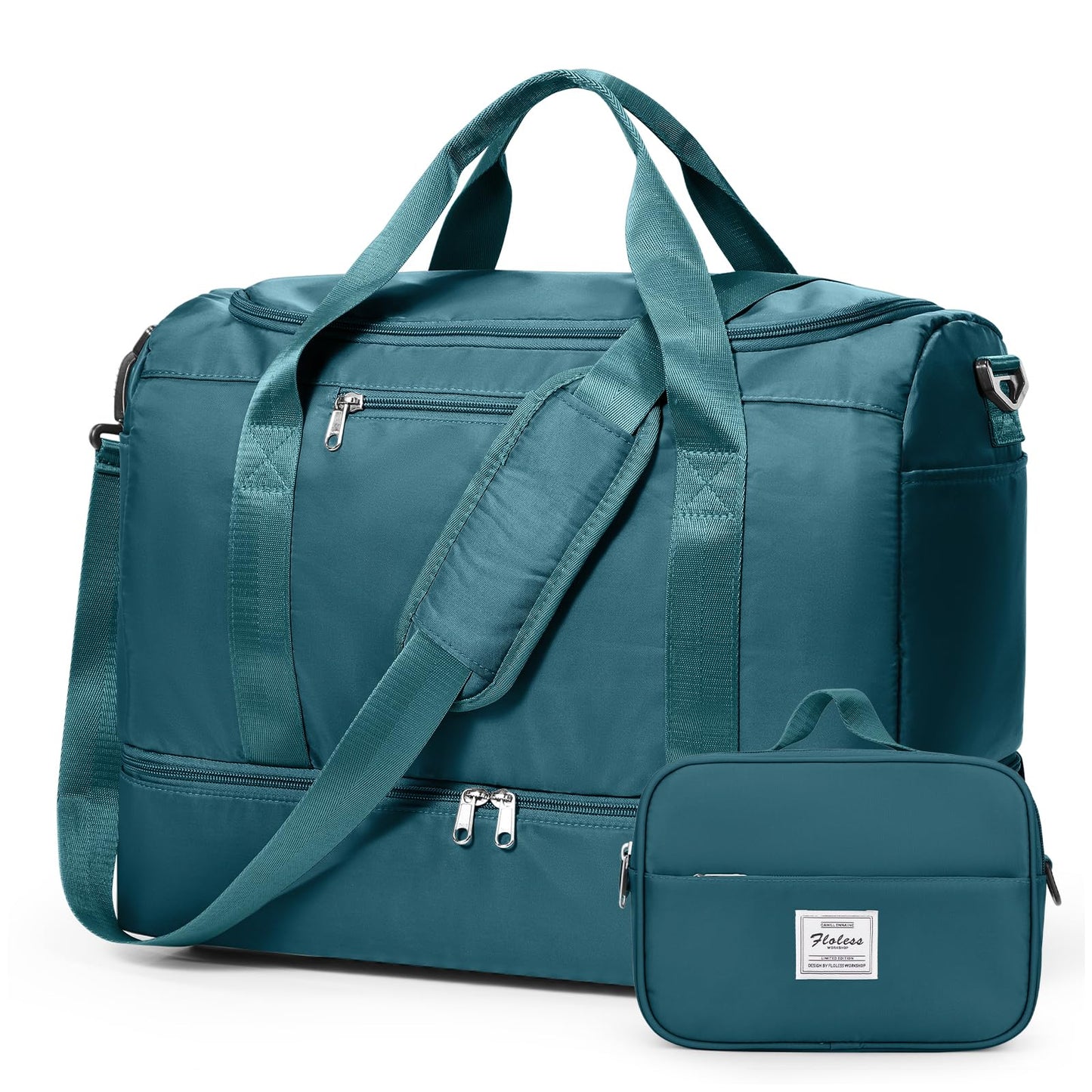 Large Weekender Travel Bag With Shoe Compartment