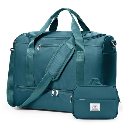 Large Weekender Travel Bag With Shoe Compartment