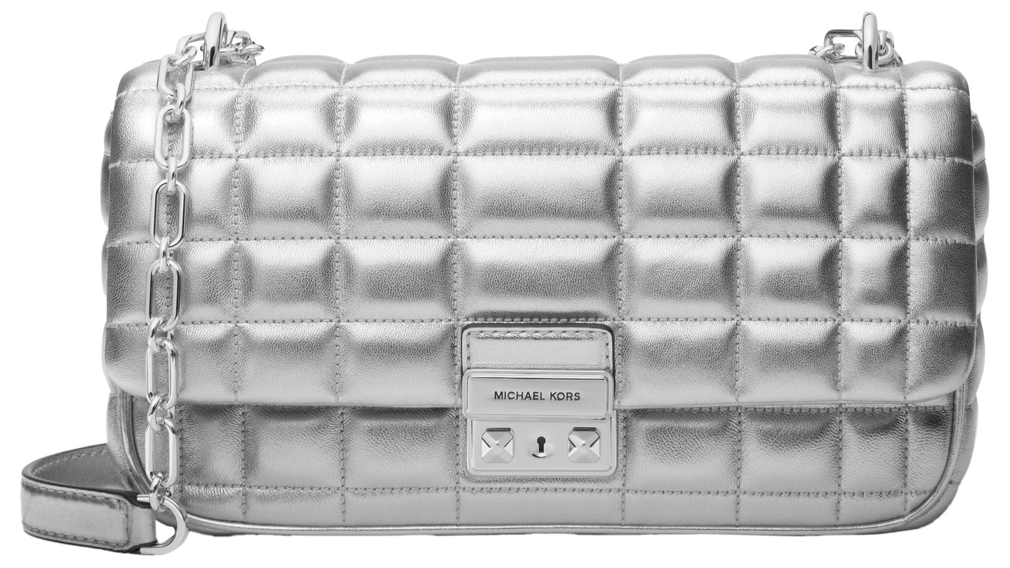 Large Chain Shoulder Bag With Convertible Strap