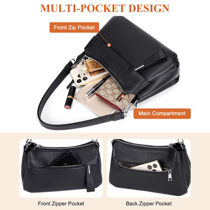 Genuine Leather Crossbody Shoulder Bag