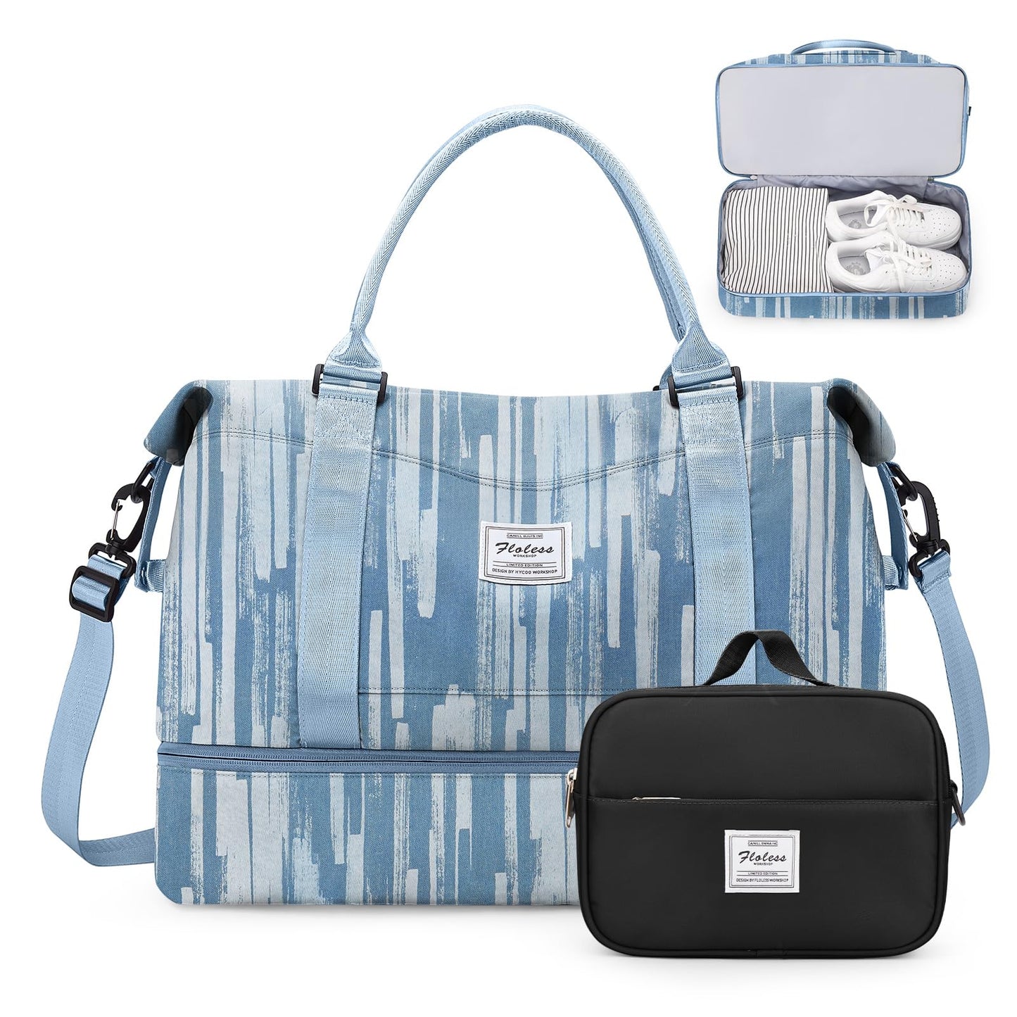 Weekender Travel Bag With Shoe Compartment