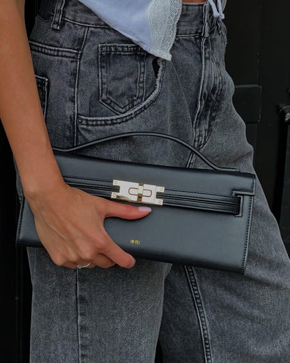 Structured Top Handle Bag With Refined Silhouette
