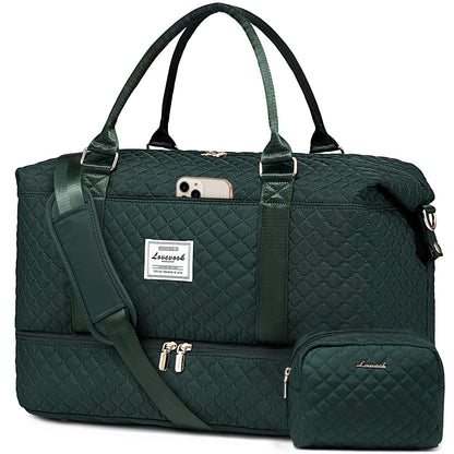 Weekender Travel Bag With Shoe & Wet Pocket