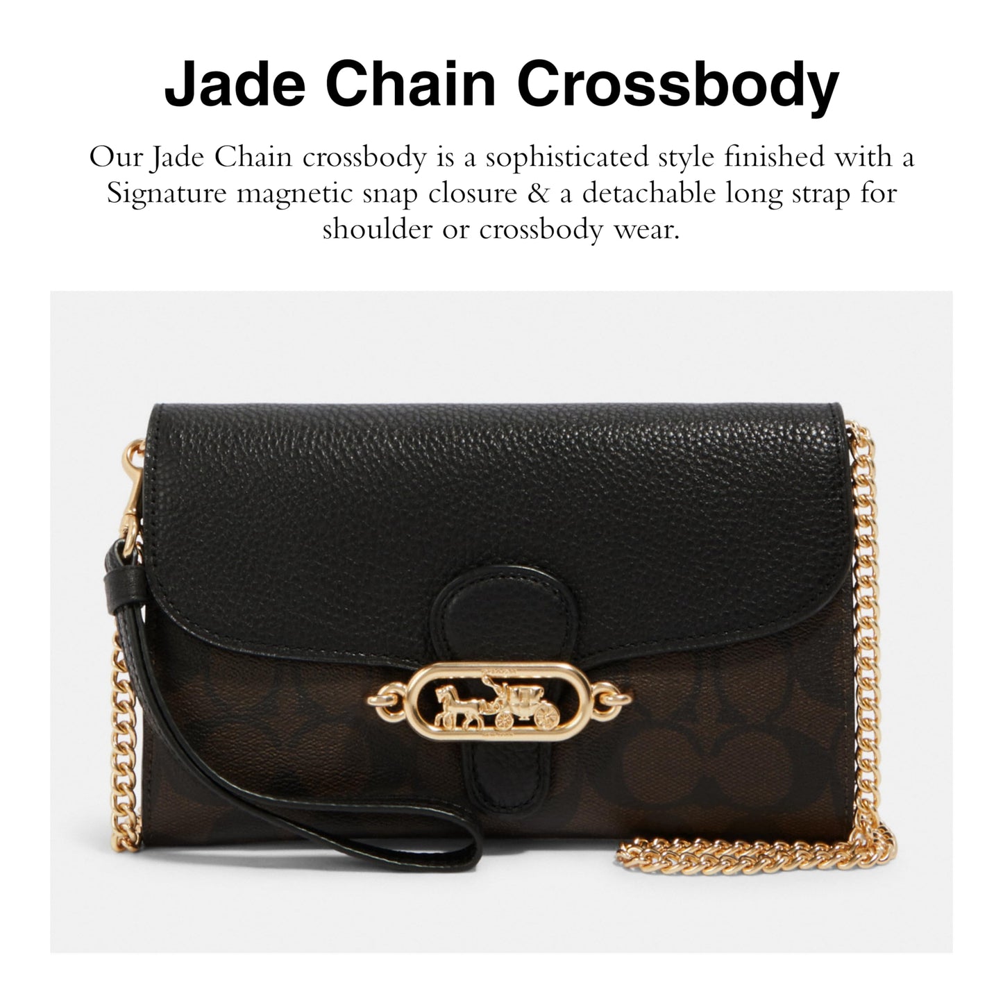 Signature Chain Crossbody Shoulder Bag