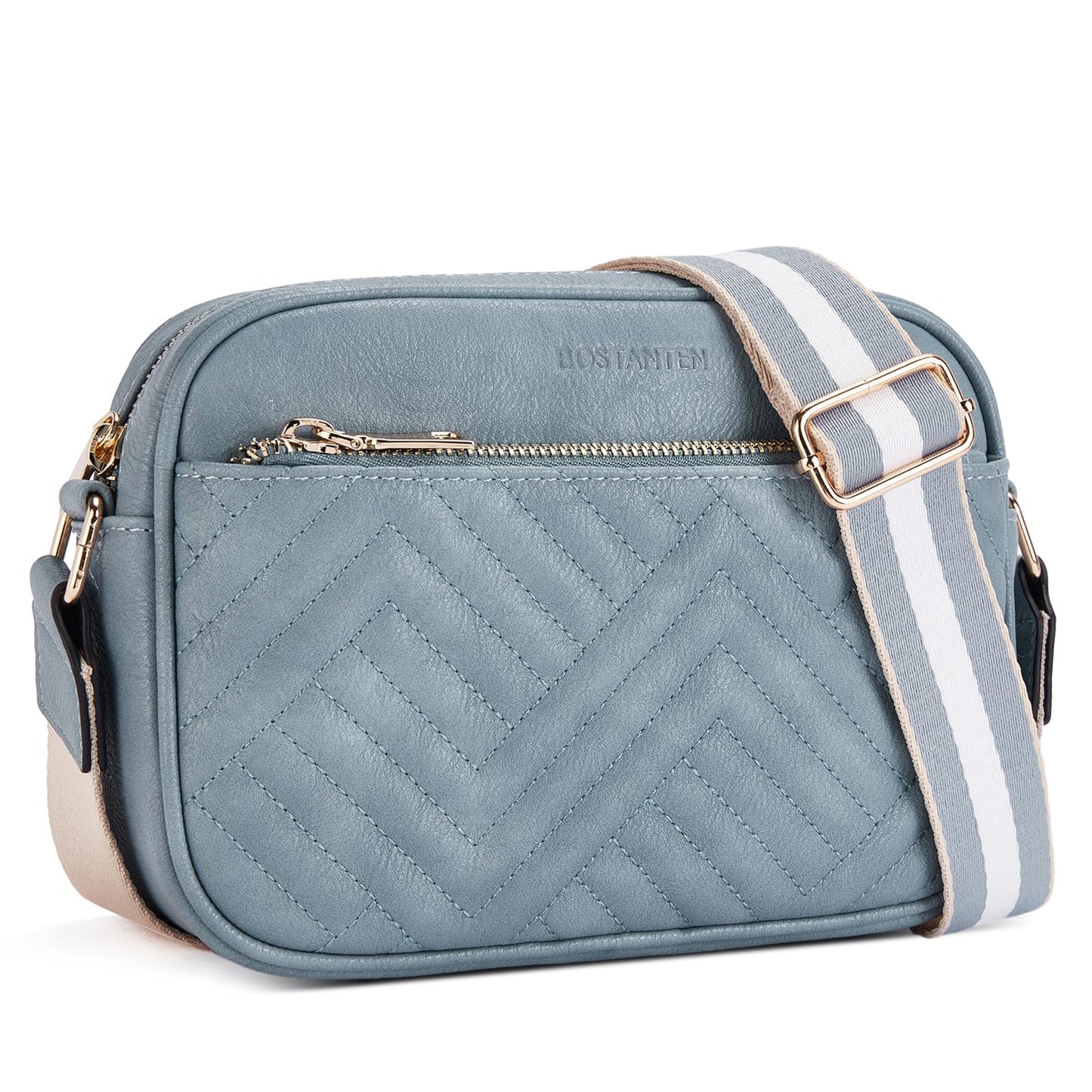 Quilted Vegan Leather Crossbody Bag