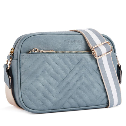Quilted Vegan Leather Crossbody Bag