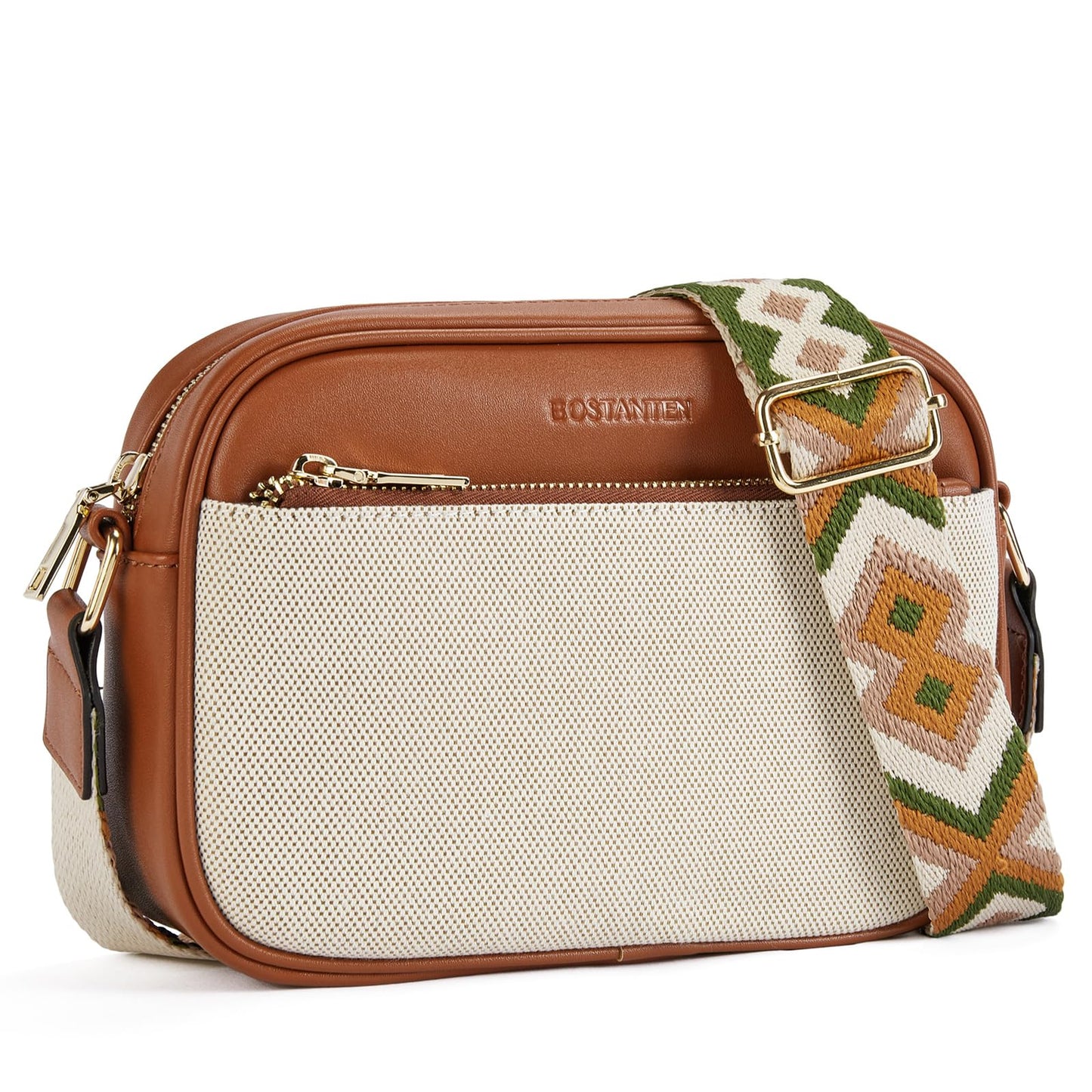 Quilted Vegan Leather Crossbody Bag