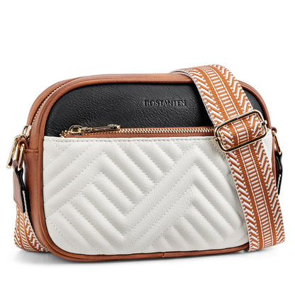 Quilted Vegan Leather Crossbody Bag