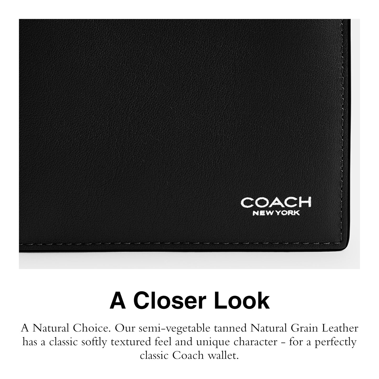 Leather 3-In-1 Bifold Wallet With Card Case