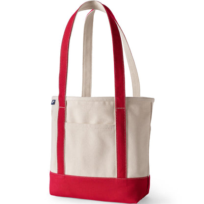 Open Top Canvas Tote Bag