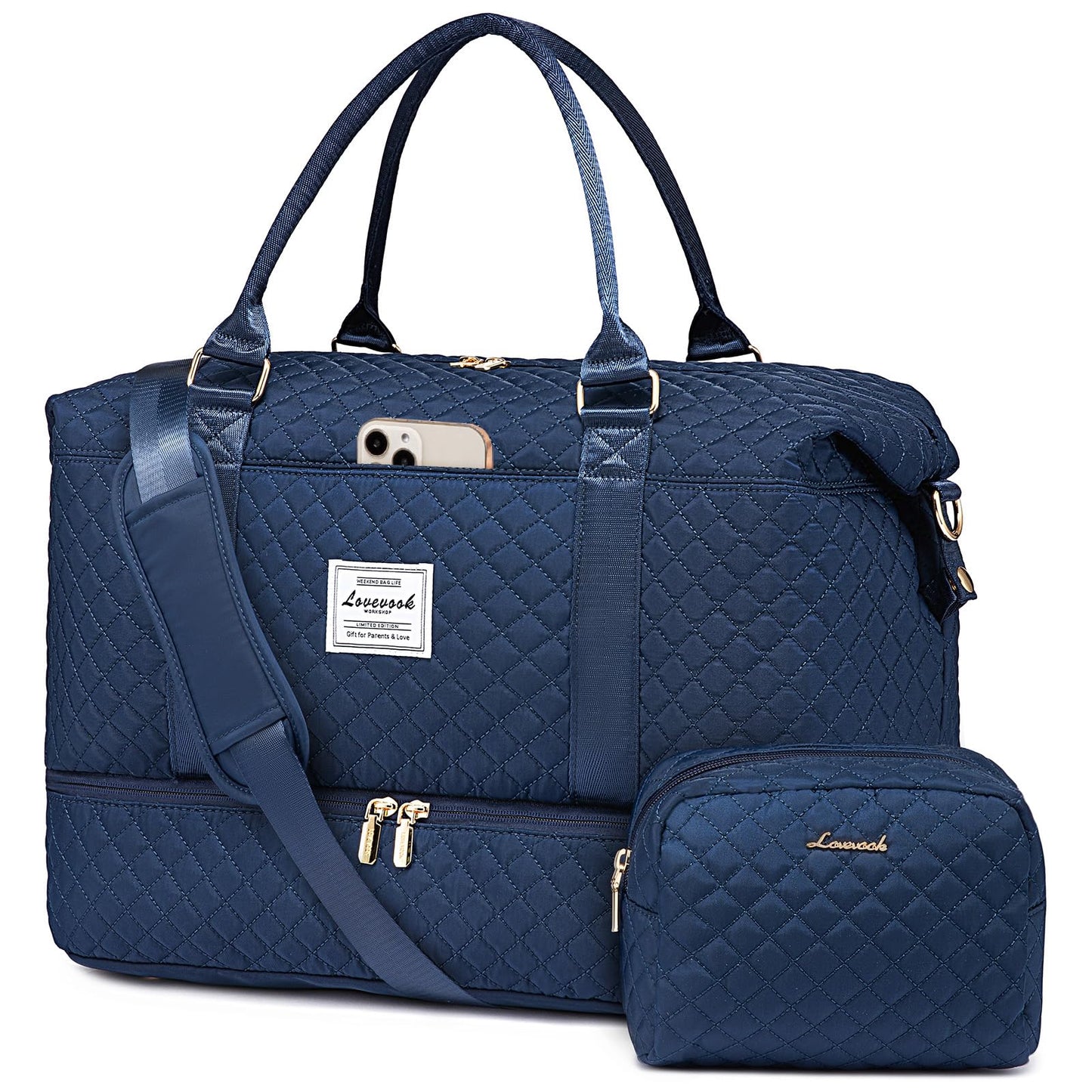 Weekender Travel Bag With Shoe & Wet Pocket