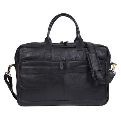 Leather Laptop Messenger Briefcase Bag