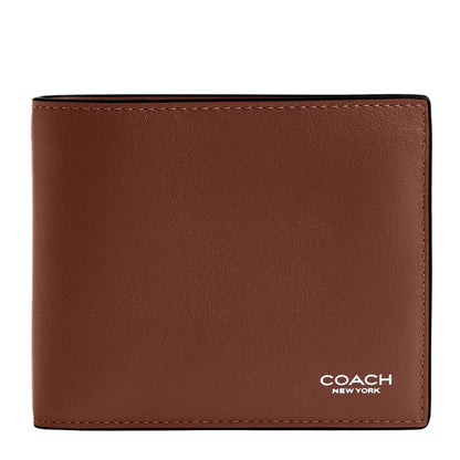 Leather 3-In-1 Bifold Wallet With Card Case