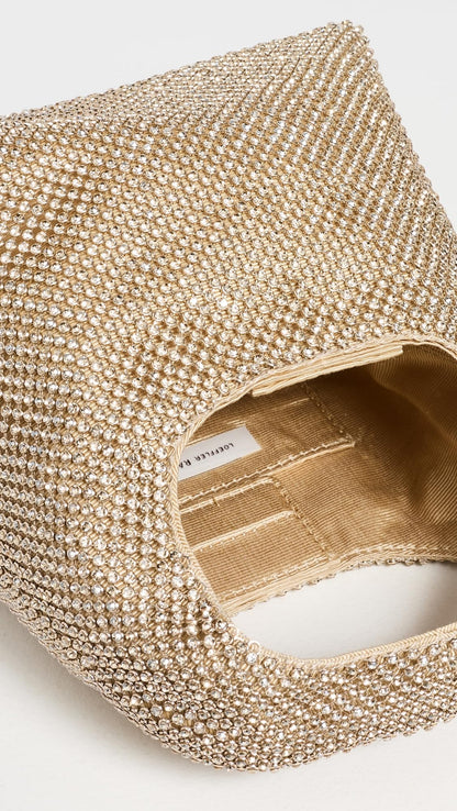 Mini Bucket Clutch Bag With Drawstring Closure