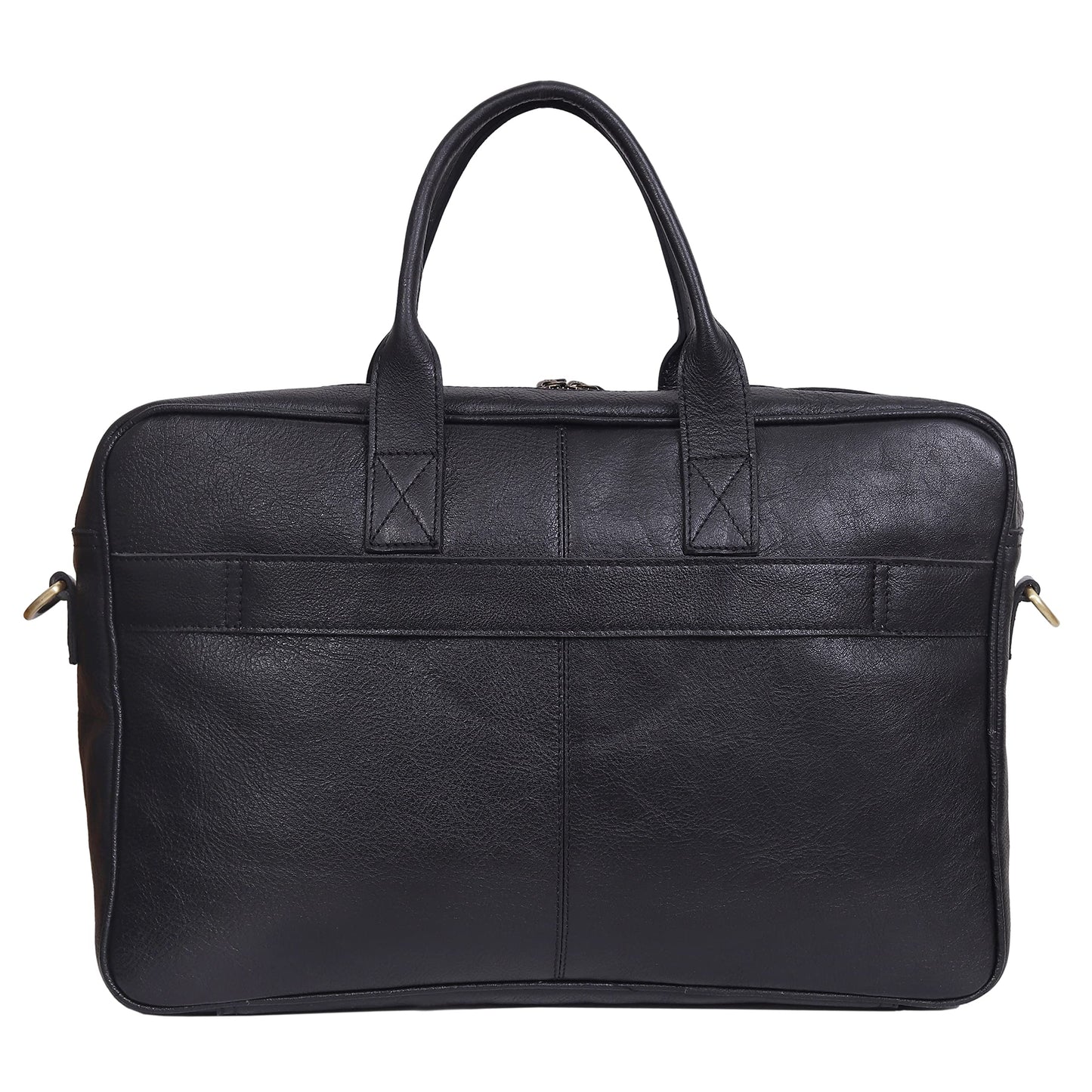 Leather Laptop Messenger Briefcase Bag