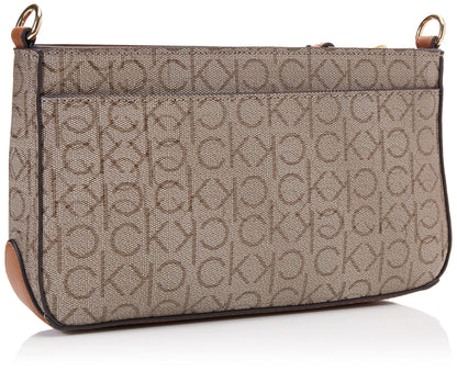 Triple Compartment Shoulder Bag